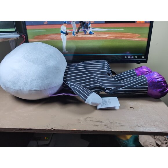 RARE! DISNEY Nightmare Before Christmas Jumbo Jack, Sally 30" Plush Set of 2 NWT - Picture 6 of 16